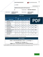 Result Sheet Th. / Pr. Univ Exam Viva IA Total Credit Grade Point Credit Point Remarks