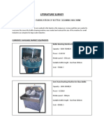 Literature Survey: Design and Fabrication of Bottle Cleaning Machine