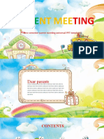 NT MEE: New Semester Parent Meeting Universal PPT Template