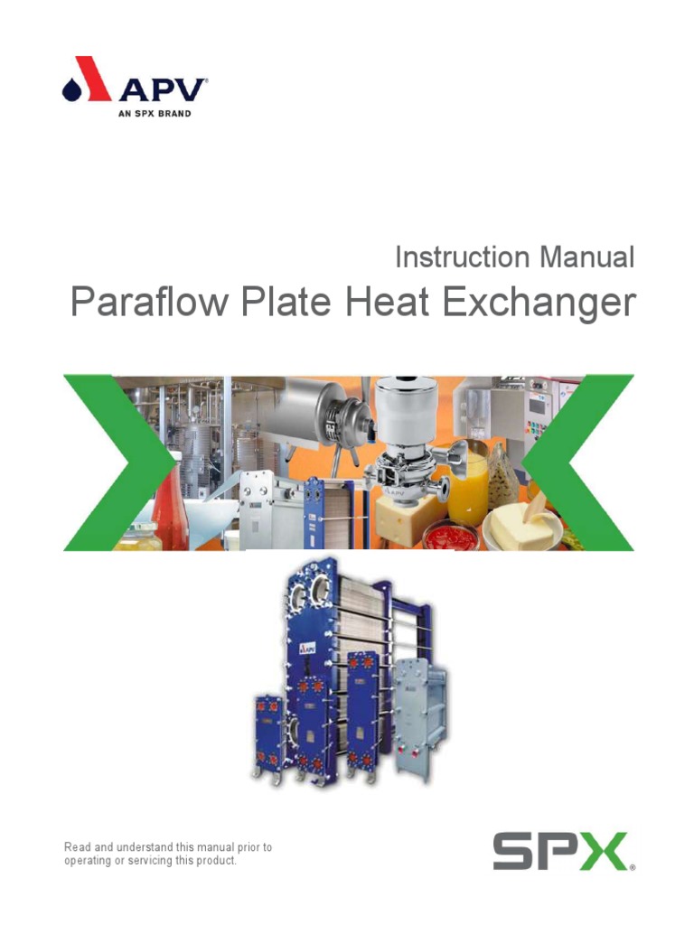APV Heat Exchanger Manual PDF Heat Exchanger Pipe (Fluid Conveyance)