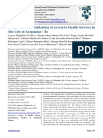 Study On The Judicialization of Access To Health Services in The City of Araguaína - To