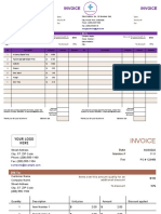 Invoice Invoice: Date: Date: Invoice # Invoice # For For