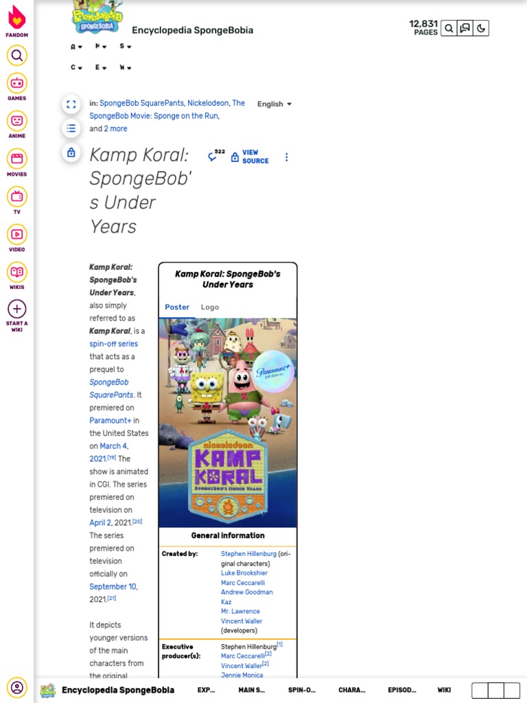 Coloring Book, Encyclopedia SpongeBobia