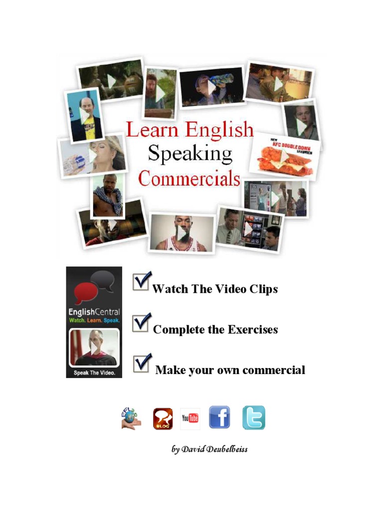 Learn English Speaking Commercials | PDF | Pepsi | Speech