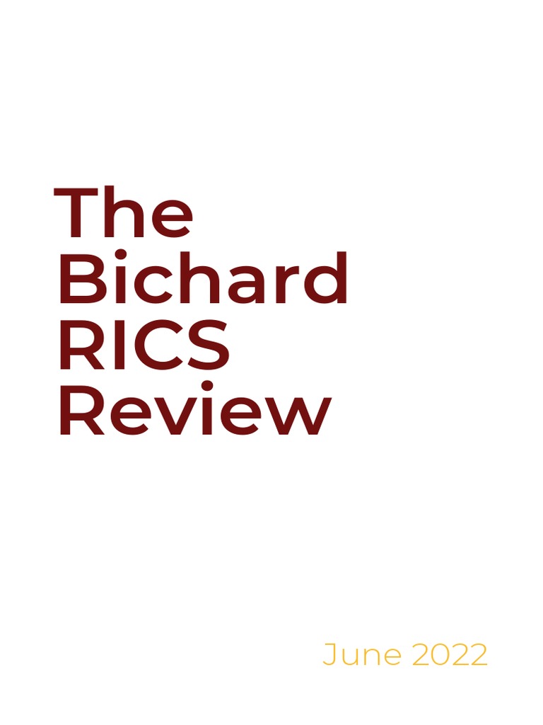 Bichard Rics Review | PDF | Chief Information Officer | Governance