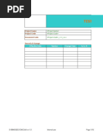 Test Case: Project Name Project Code Document Code Record of Change