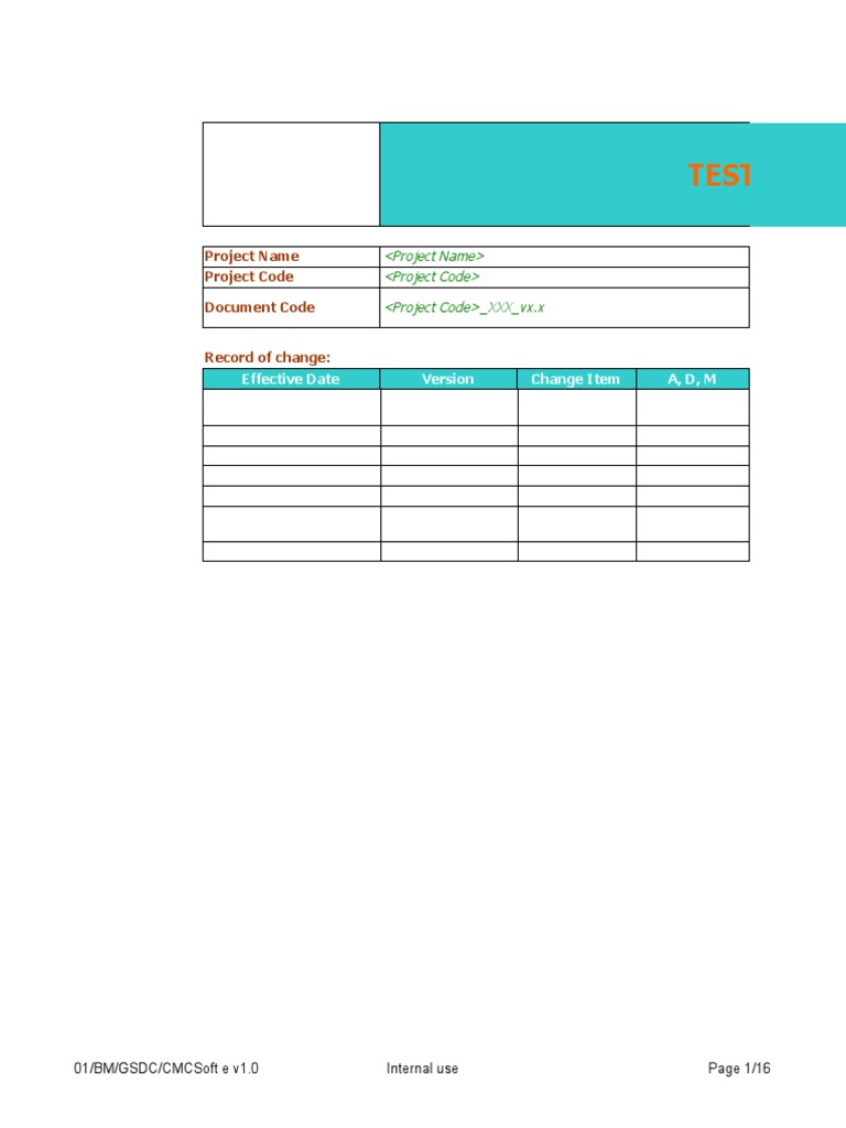 CMCSoft Test Case Document v1.0 | PDF | Computer Science | Information ...