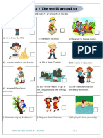 Bài Tập Smart Start Grade 4 Theme 7 the World Around Us