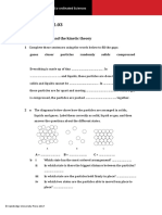 Worksheet C2.03: States of Matter and The Kinetic Theory