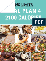 Meal Plan 4 - 2100 Calories
