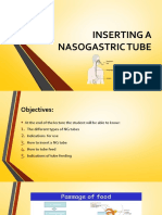Inserting A Nasogastric Tube