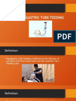 Nasogastric Tube Feeding