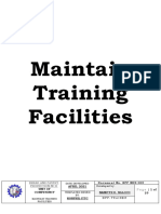 Silloco Nanette BPP Maintain Training Facilities FINAL