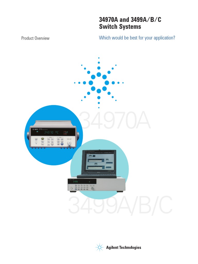 Agilent Data Logger (34970A) | PDF | Switch | Data Acquisition