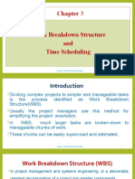 Work Breakdown Structure and Time Scheduling