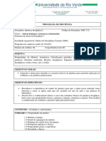 NDC132 Química Inorgânica