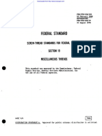 Federalstandard: Screw-Threadstandardsfor Federalservices Section19 Miscellaneousthreaos