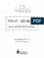 IIT JEE Maths 2 Sample