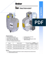 Self-Reeving Traction Hoist Features