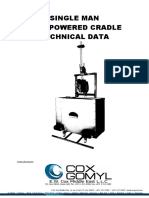 Single Man Cradle - Technical Data