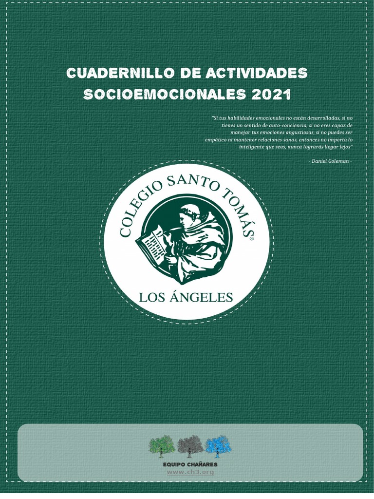 Cuadernillo de Actividades Socioemocionales | PDF | Las emociones ...
