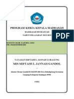 Program Kerja Kepala Madrasah 2021-2022