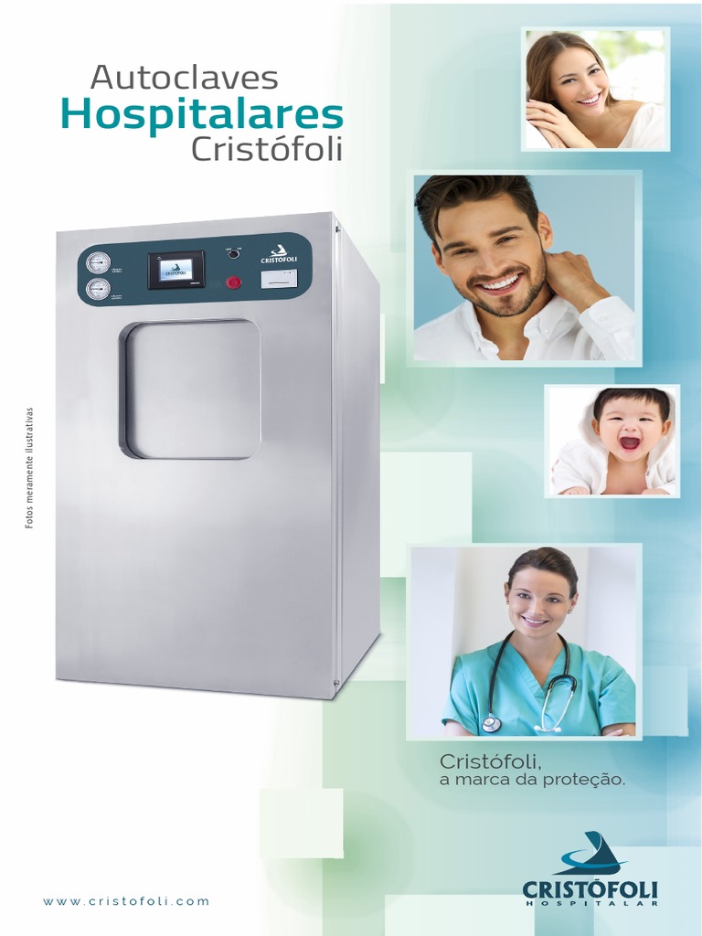 Catalogo Autoclave Hospitalar Horizontal Cristofoli PDF Materiais