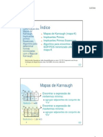 Mapa de Karnaugh, implicantes primos e algoritmo para minimização