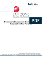 Saif Zone - Environmental Assessment Sheet Information