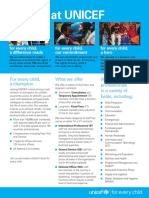 UNICEF Careers Flyer