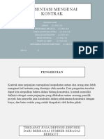 Presentasi Mengenai Kontrak