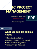 11 - Basic Project Management - Dennis Randolph