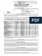 Material Safety Data Sheet: For Welding Consumables and Related Products