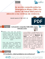 Protocolo de Acción Conjunta Entre Centros de Emergencia Mujer y Establecimientos de Salud.