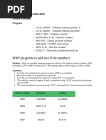 8085 Program To Add Two 8 Bit Numbers: Programming Using 8085 Simple Examples Program