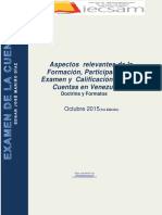 Aspectos Relevantes de La Formacion Rendicion y Examen de La Cuenta