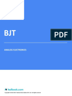 Bipolar Junction Transistors - Study Notes