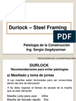 Patologia de La Construccion Durlock-Steel Framing - 2016