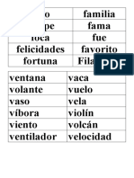 palbra con f y v