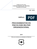 CAP-03019 Procedimientos en Psicologia Militar Organizacional 2015