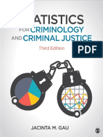 Statistics For Criminology and Criminal Justice (Jacinta M. Gau)