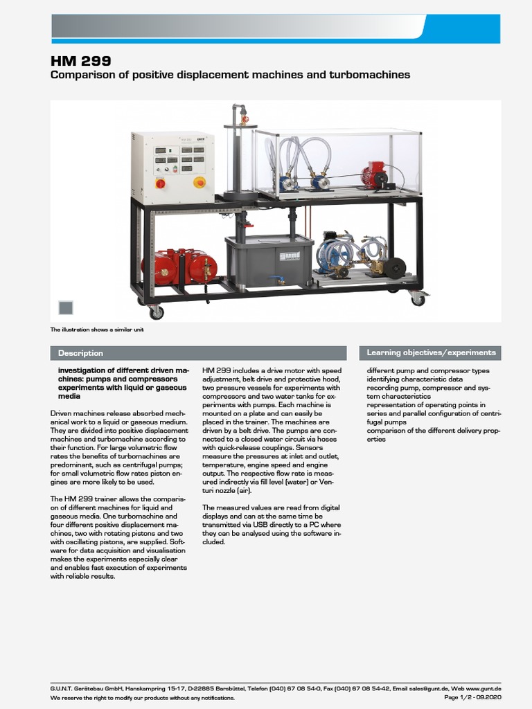 Comparison of Positive Displacement Machines and Turbomachines PDF