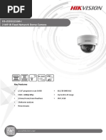 DS-2CD3121G0-I 2 MP IR Fixed Network Dome Camera: Key Features