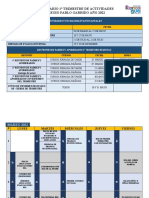 Calendario 1 Trimestre 2022