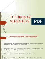 Week 3 THEORIES OF SOCIOLOGY