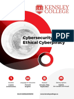 Cybersecurity & Ethical Cyberpiracy: 2 Years (4 Semester) French/ English Hybrid January, May, September