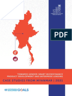 UNCDF Myanmar Towards Gender-Smart Microfinance Product Development and Enterprise Lending