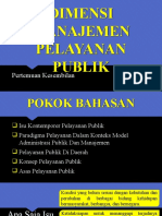 DImensi Manajemen Pelayanan