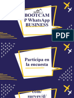 Presentación para Bootcamp Whatsapp Business