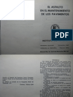 El Asfalto en El Mantenimiento de Los Pavimentos - Instituto Del Asfalto